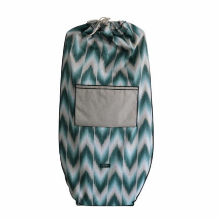 Capa Bodyboard Verde Geometrico PRO MODEL LUANA DOURADO (water repellent) (Copy)