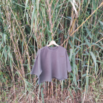Sweatshirt (crop)de manga curta Senhora Caqui - Image 5