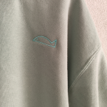Sweatshirt (crop)de manga curta Senhora Aqua - Image 3