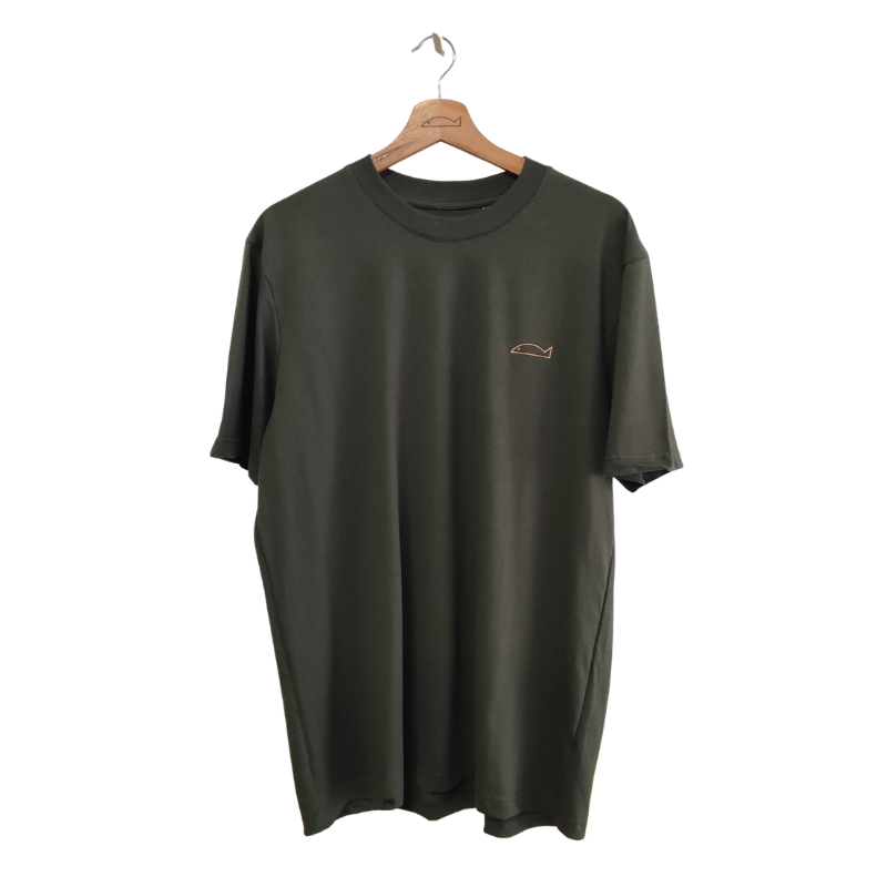 12 T-Shirt Premium (algodão orgânico) Kaki - Image 1